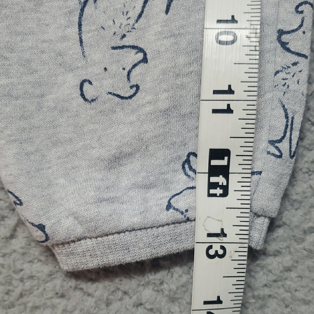 Carter's Gray Jogger Pants with Navy Dog Outline Size 24m - Picture 8 of 9